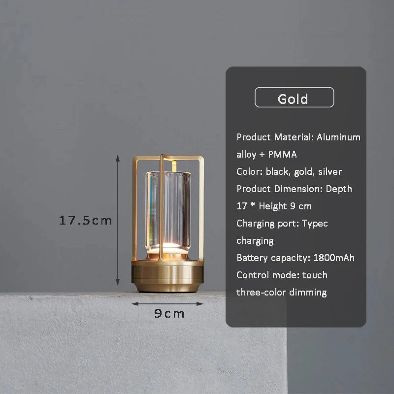 Ember Crystal Table Lamp